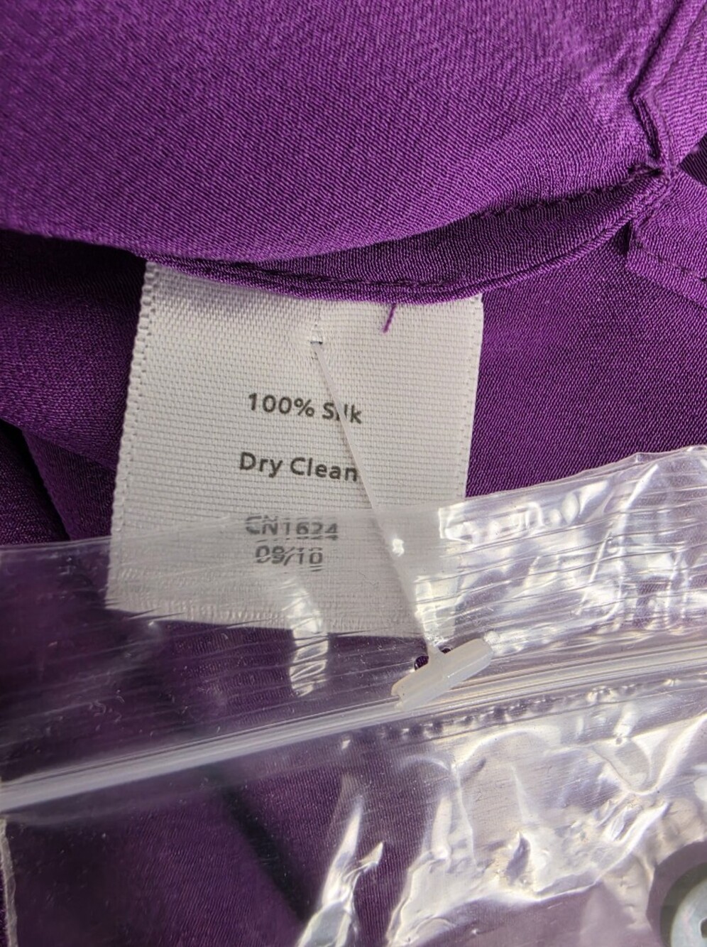 Talbots Women's Cutaway Shell Split Neck Blouse Tank Top Silk NWOT Size M - Picture 11 of 12